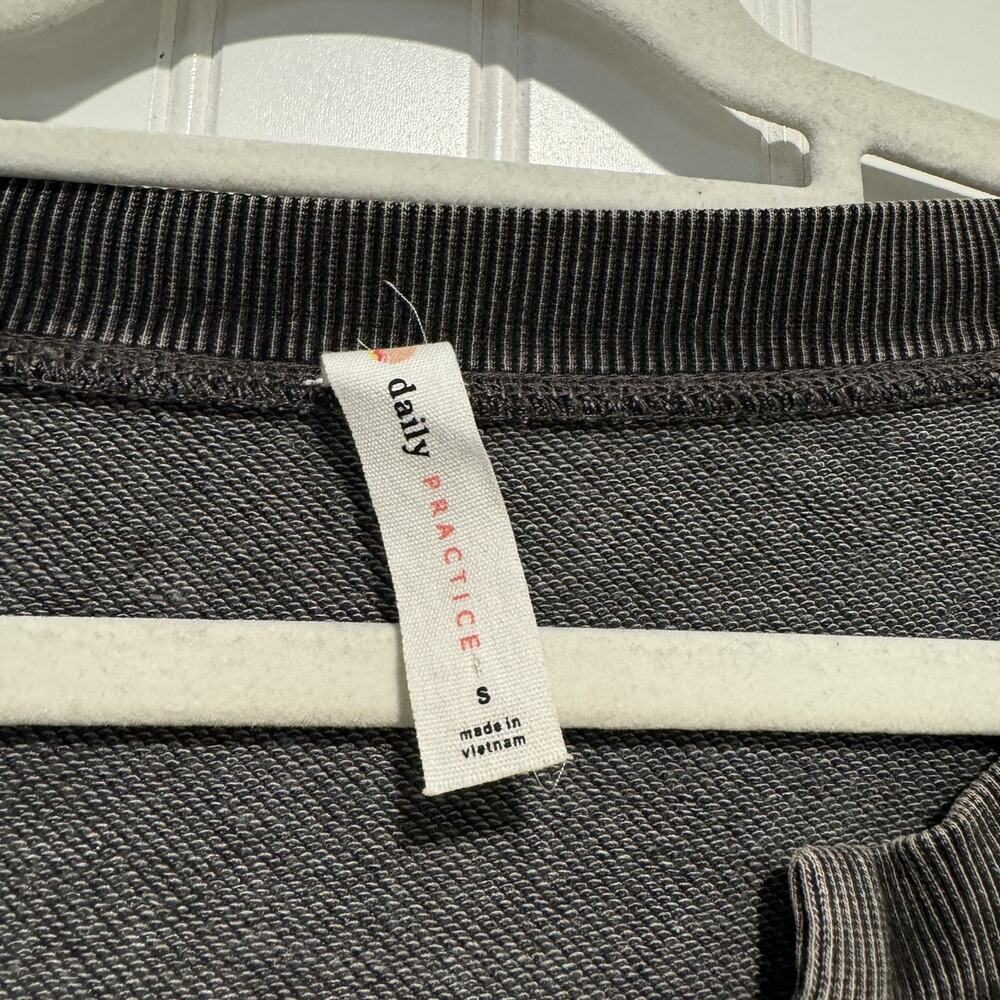 Anthropologie Daily Practice Gray Utility Sweatshirt Dress Size Small - Picture 5 of 7